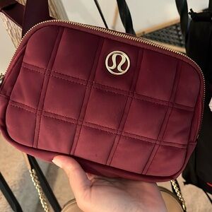 Lululemon velvet belt bag